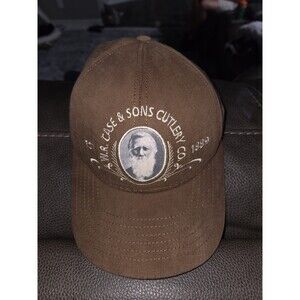 Vintage W.R. Case & Sons Cuttlery CO Embroidered Brown Trucker Hat Strapback